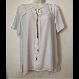 Brand New Michael Kors White Social Shirt